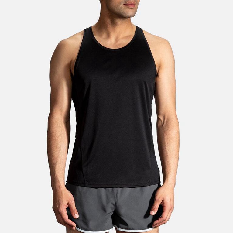 Brooks Men's Stealth Running Tank Top - Grey (RHPF97540)